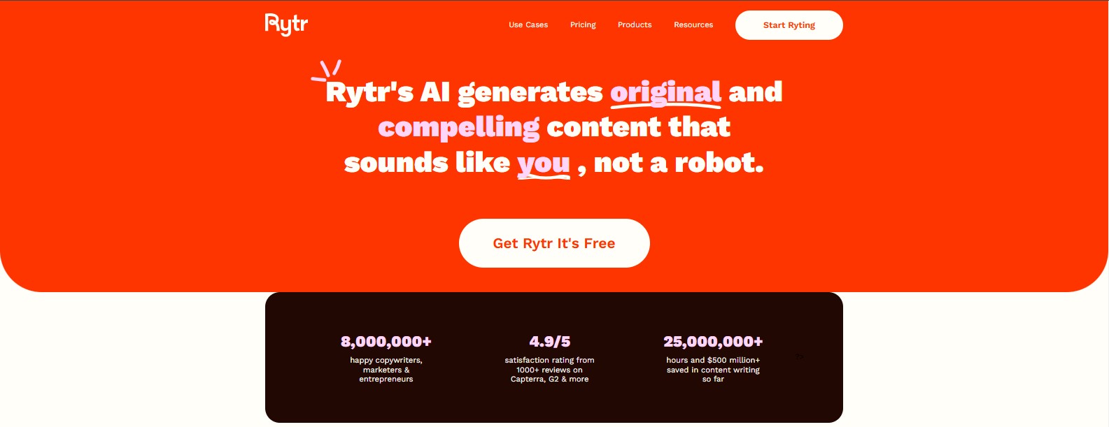 Rytr- Best ai tools 